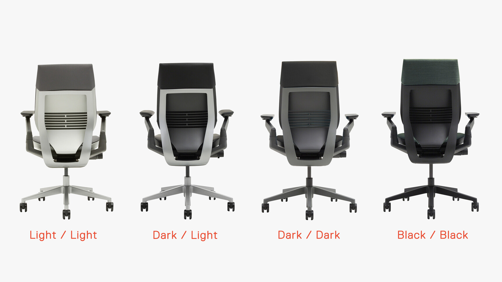 Steelcase Gesture Back Frame Finishes