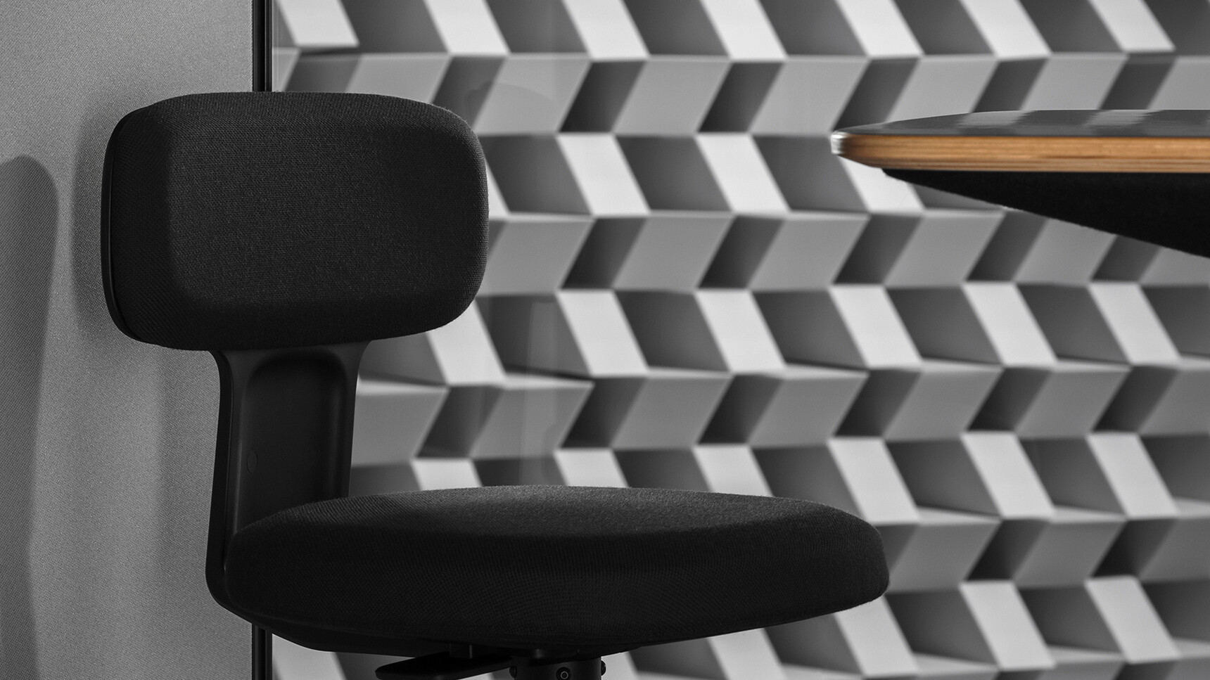 Framery One Meeting Pod Detailed Image Showing Chair