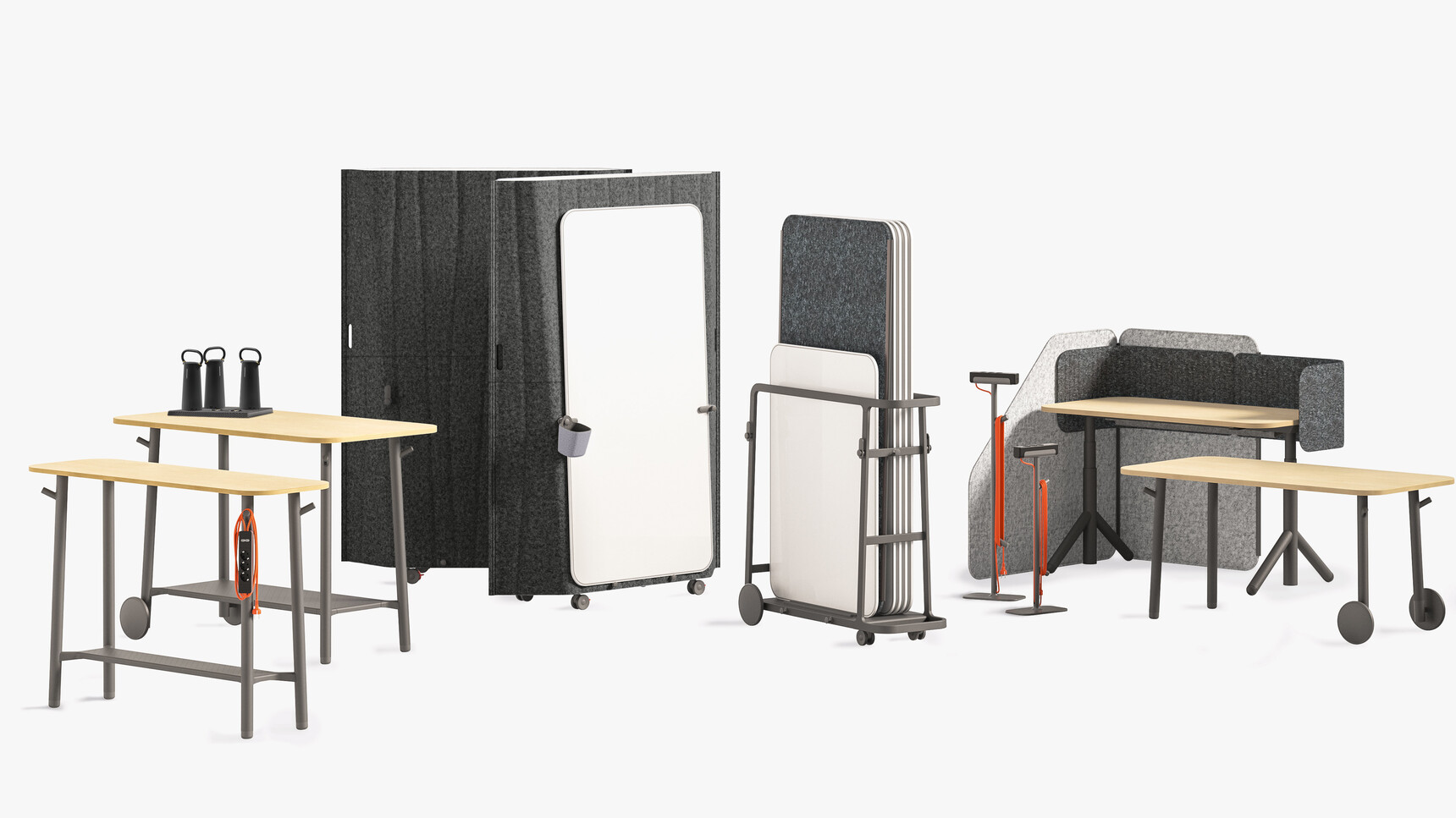 Steelcase Flex Collection Family Image On White Background