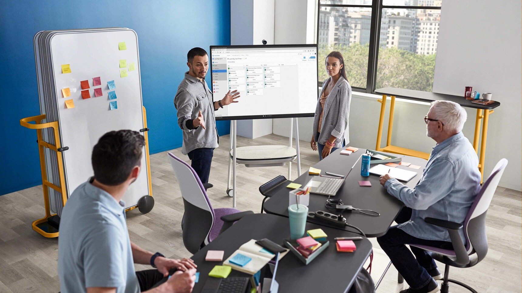Steelcase Flex Whiteboard Solutions In Flex Cart In Office