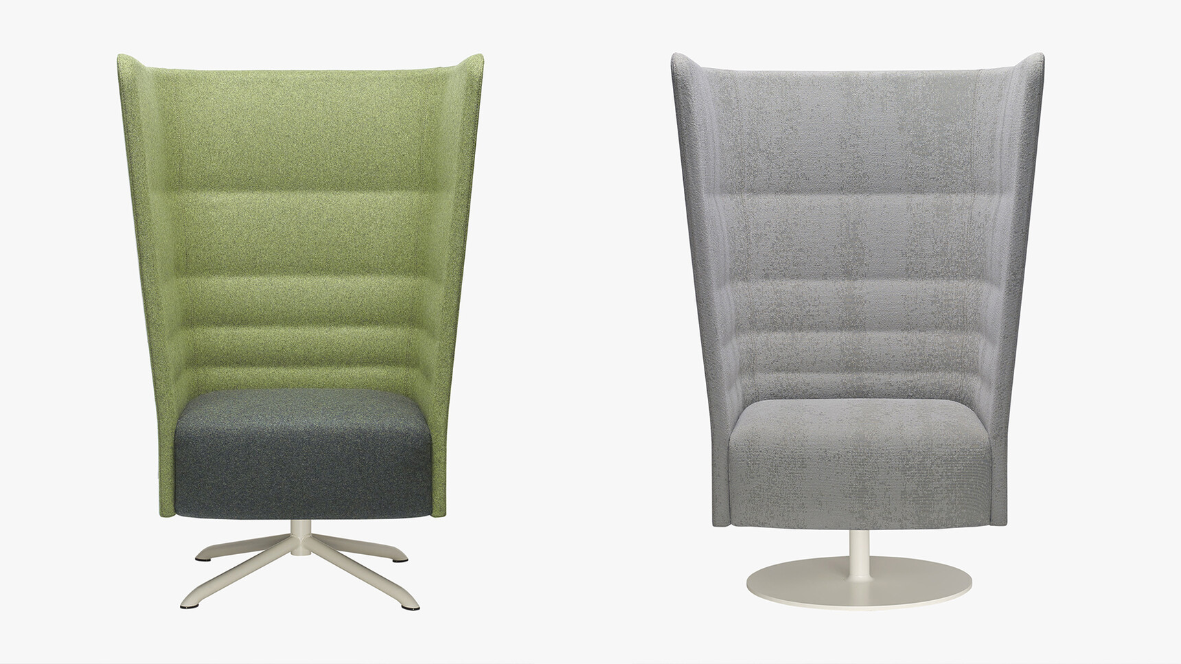 Sitland Cell 128 High Back Armchairs With Metal Bases Family Image