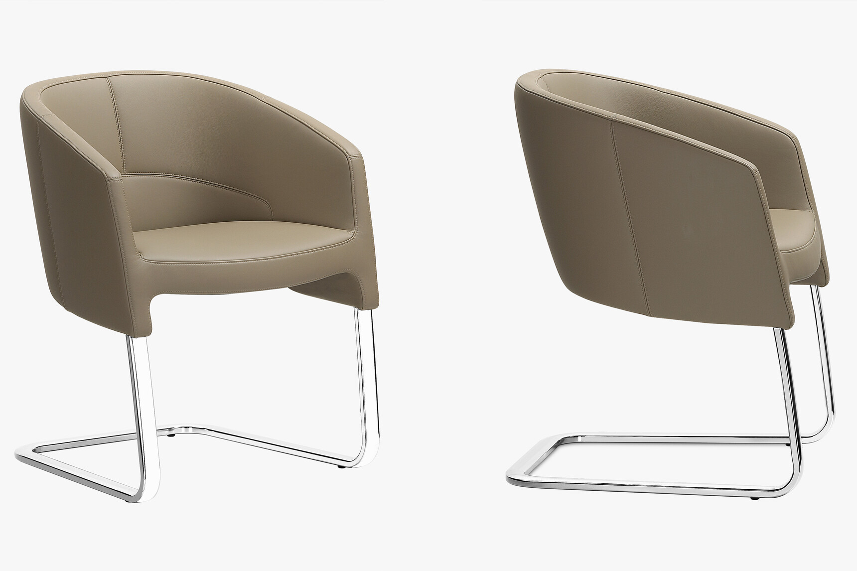 Sitland Of Course Meeting Office Chair With Cantilever Base On White Background