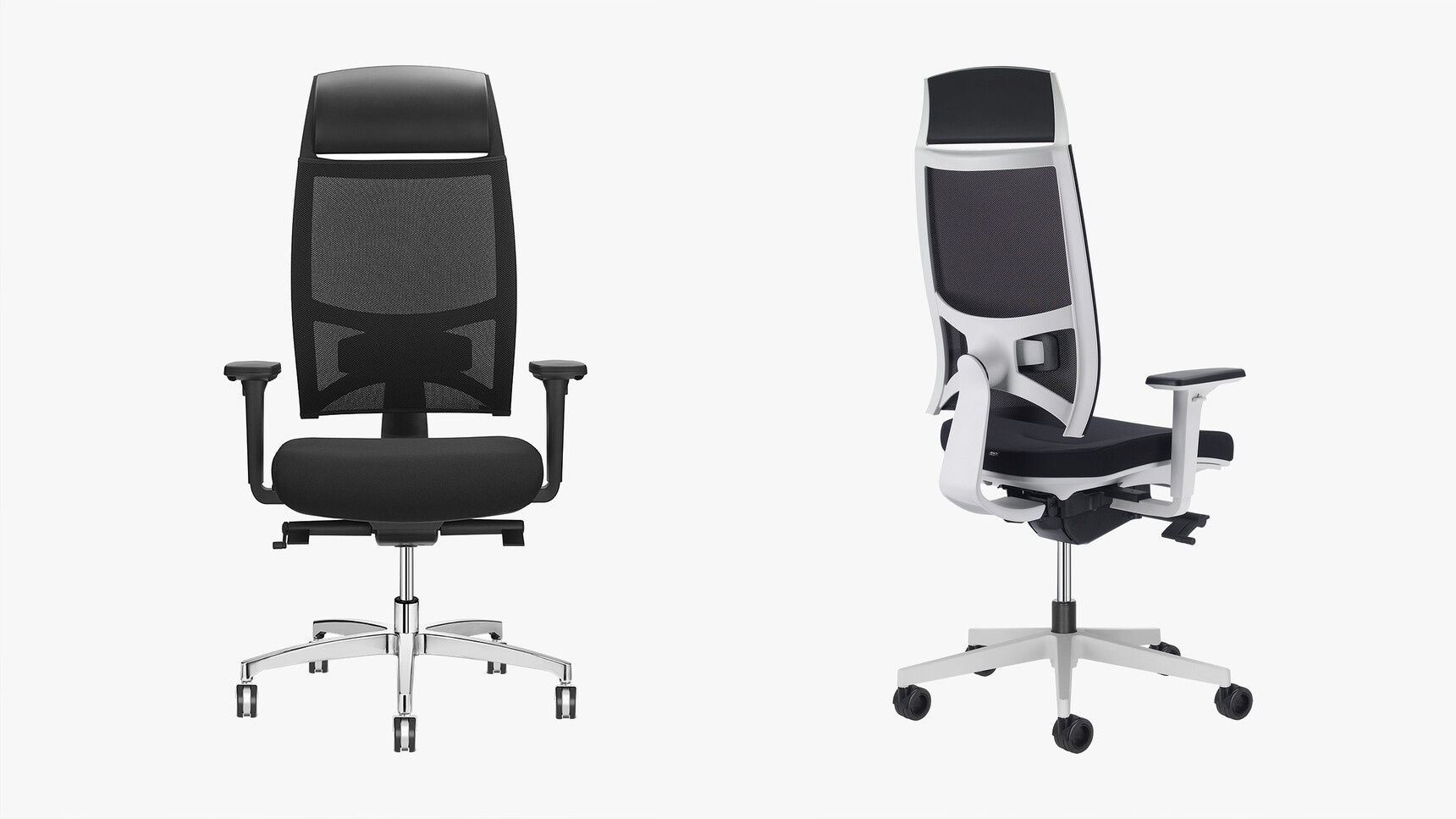 Sitland Fresh Air Executive Office Chair With Headrest Family Image On White Background