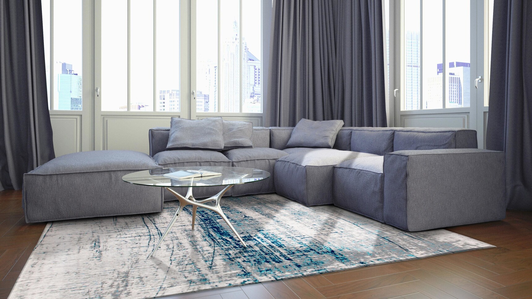 Bronx Azurit interior