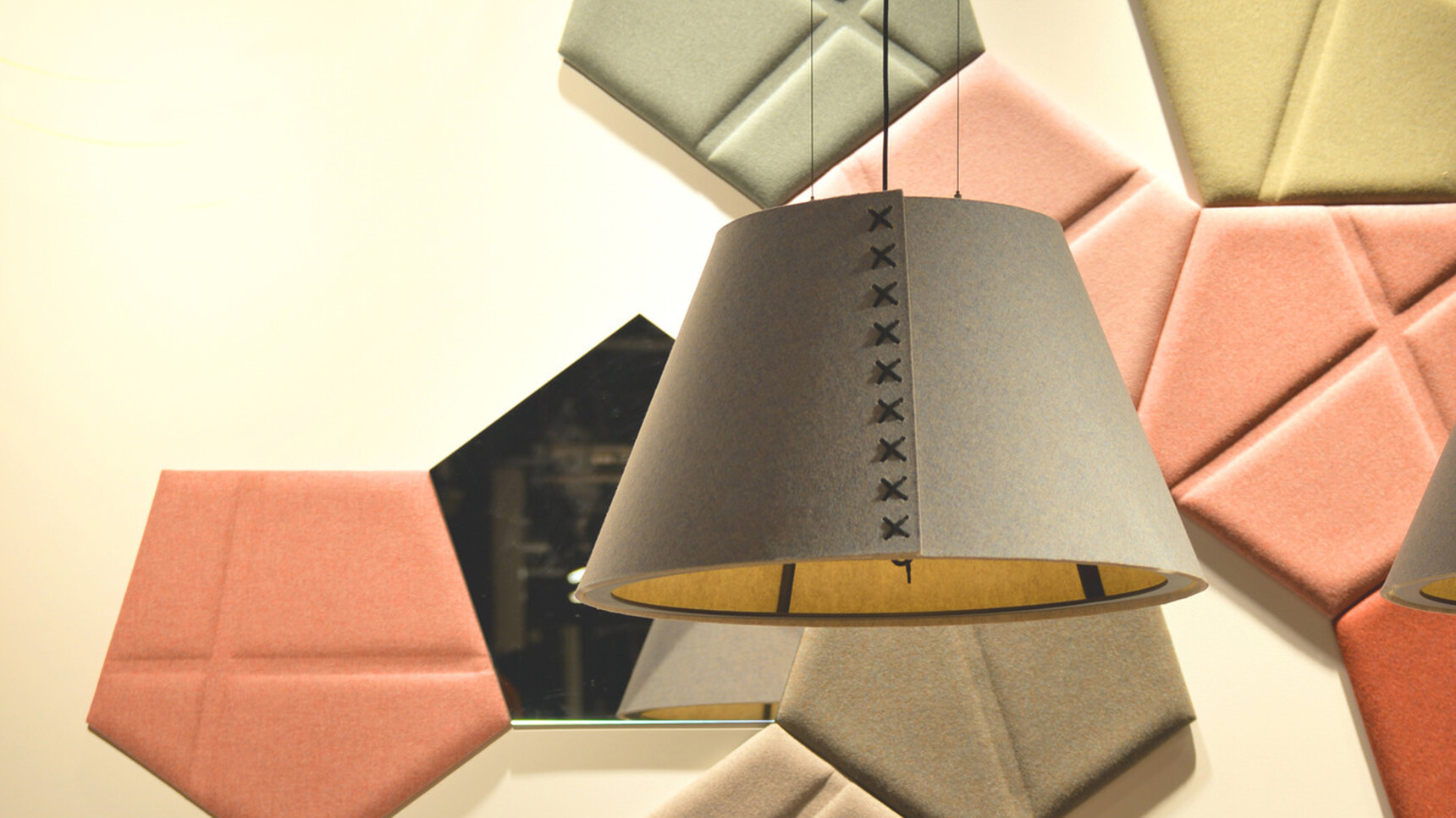 Buzzi Space BuzziShade Pendant Light In Grey Finish Detail Image