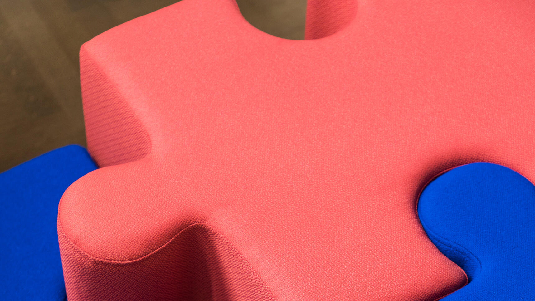 Buzzi Space BuzziPuzzle Low Acoustic Element And High Element Joined Together Detail Image