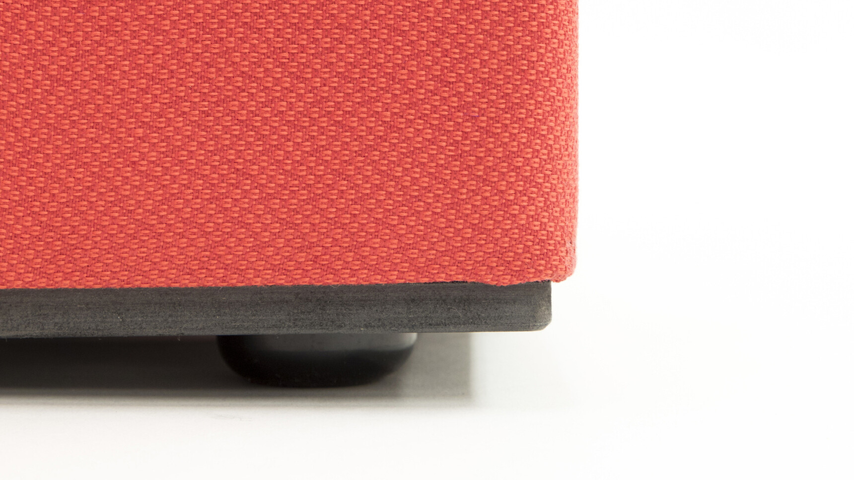 Buzzi Space BuzziPuzzle High Acoustic Element In Orange Upholstery Detail Image On White Background
