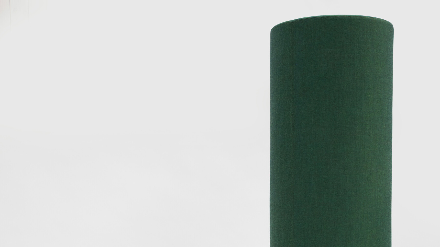 Buzzi Space BuzziTotem Acoustic Cylinder In Dark Green Finish Detail Image