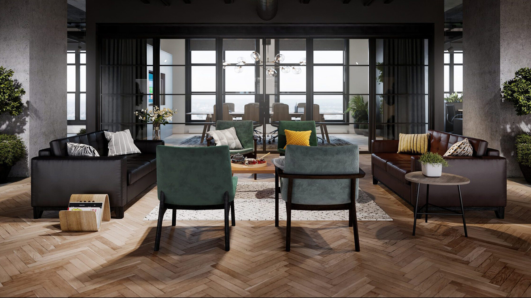 Connection Swoosh Chairs In Office Setting Family Image