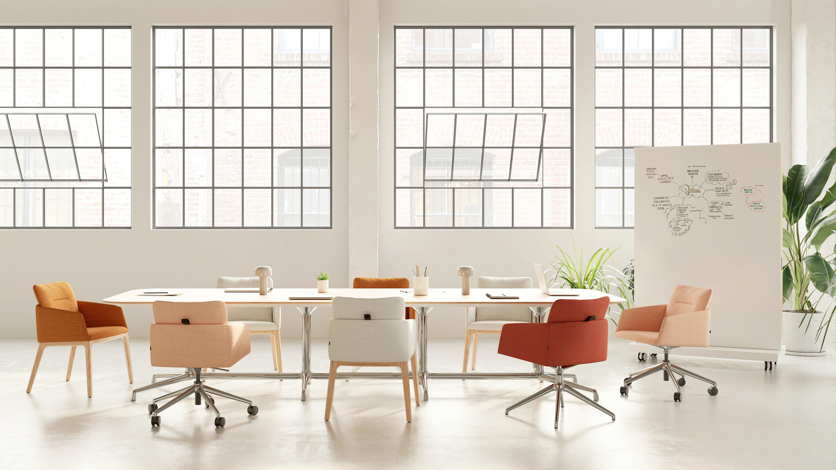 Various Marien152 Guest Chairs With Different Bases Family Image