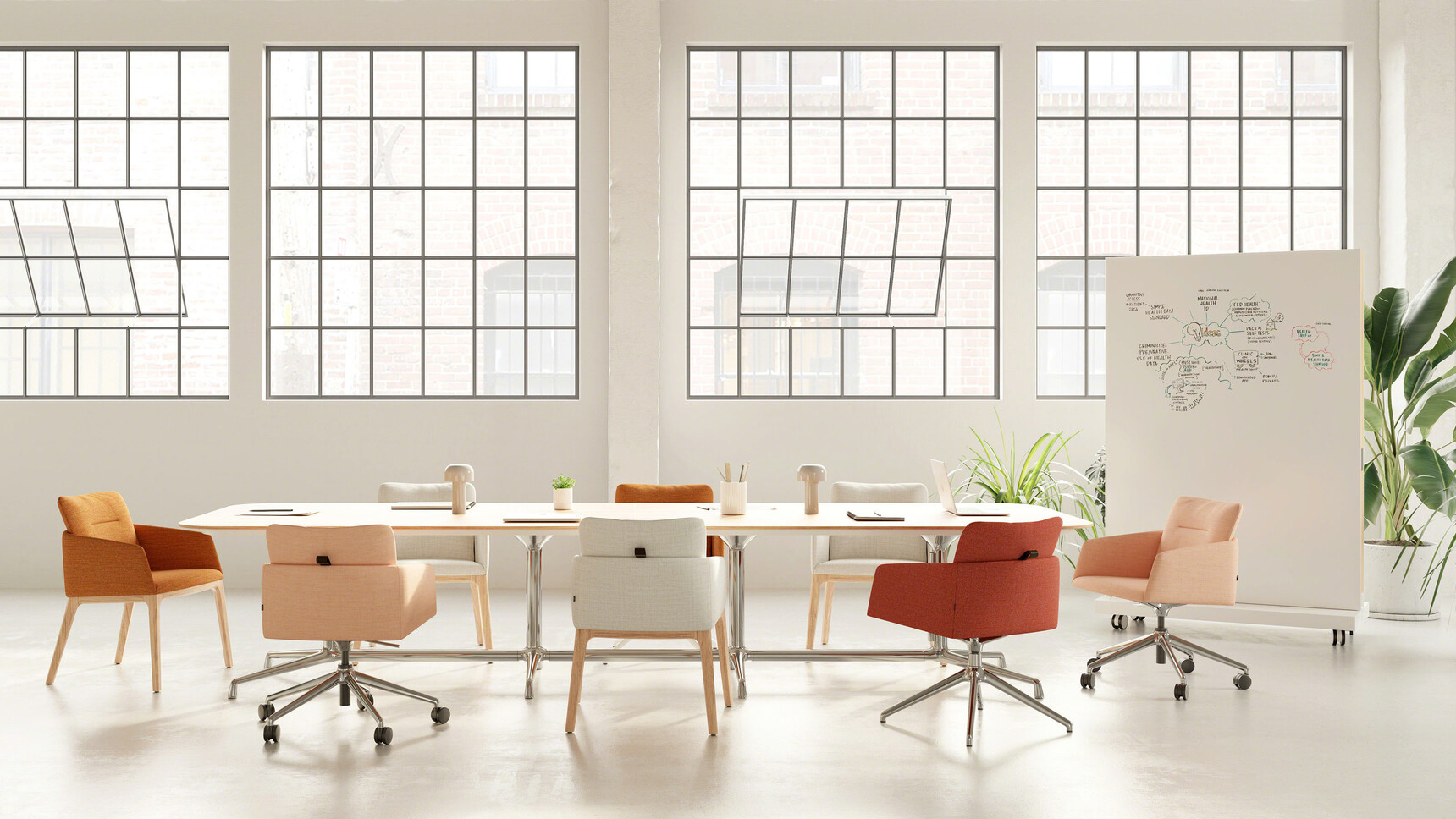 Various Marien152 Guest Chairs With Different Bases Family Image