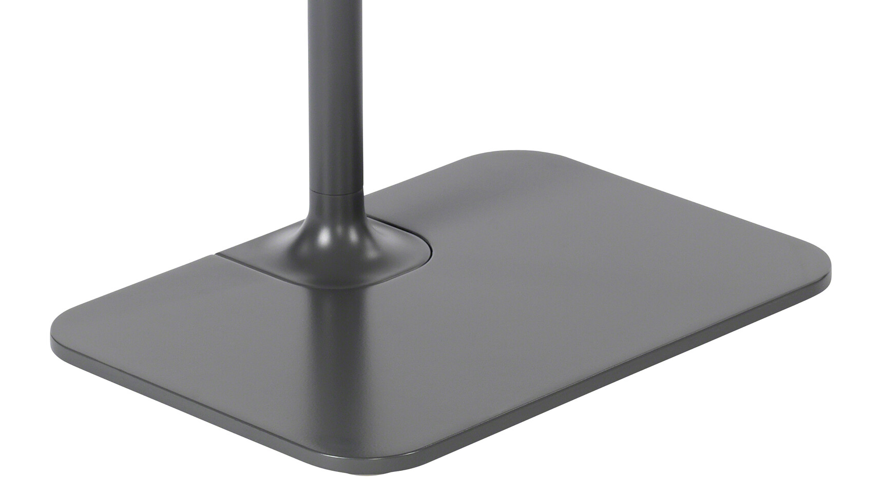 Coalesse Lagunitas Personal Table With Black Finish Detail Image Of The Base