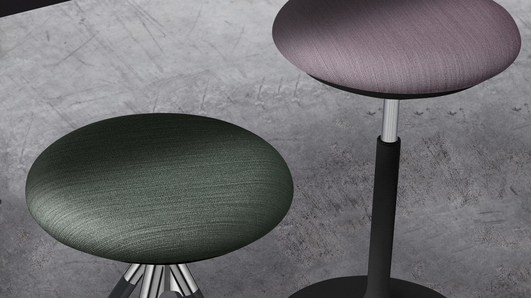 Sitland On Stool With Adjustable Height Family Image