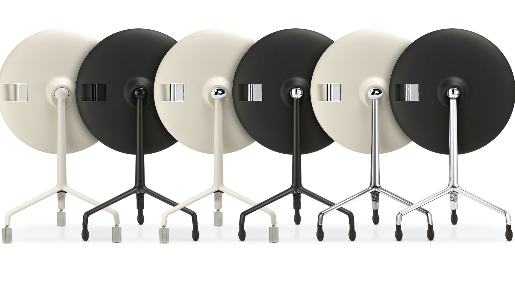 Sitland UseMe Flip Top Table In Black And White On White Background