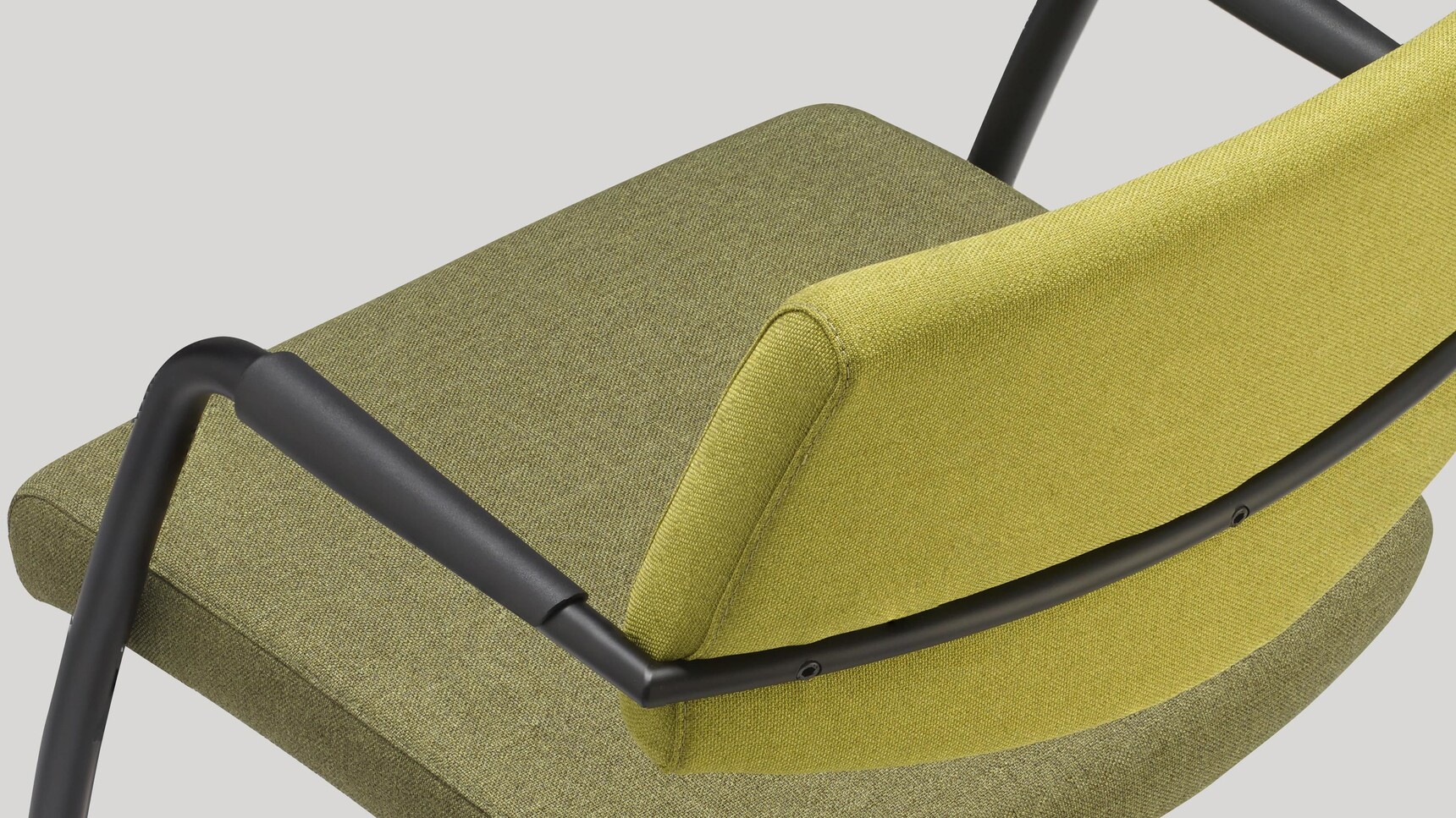 Sitland Passe-Partout Meeting Chair Green Upholstery Detail Image