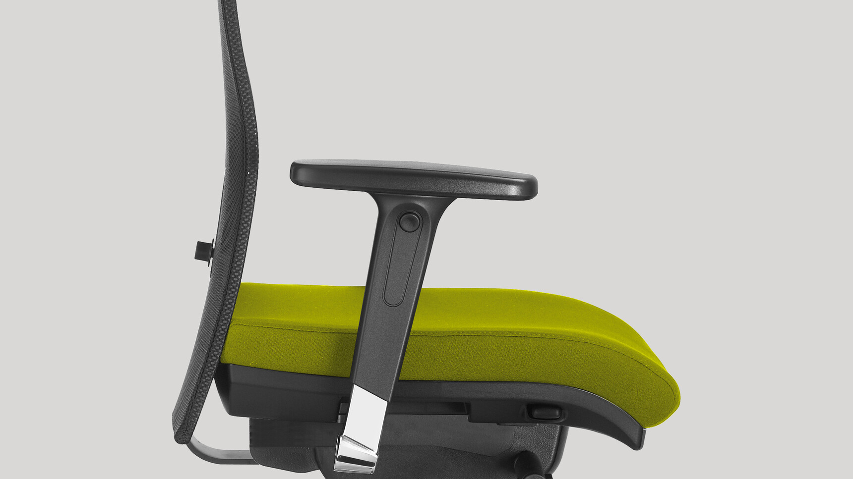 Sitland Soffio Mesh Task Chair With Green Upholstery Detail Image