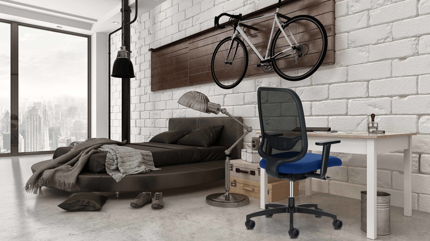Sitland Invicta Balance Task Chair At Table Family Image