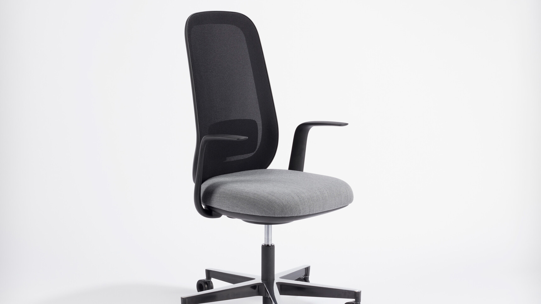 Sitland Skate Task Chair With Fixed Arms On Grey Background Family Image