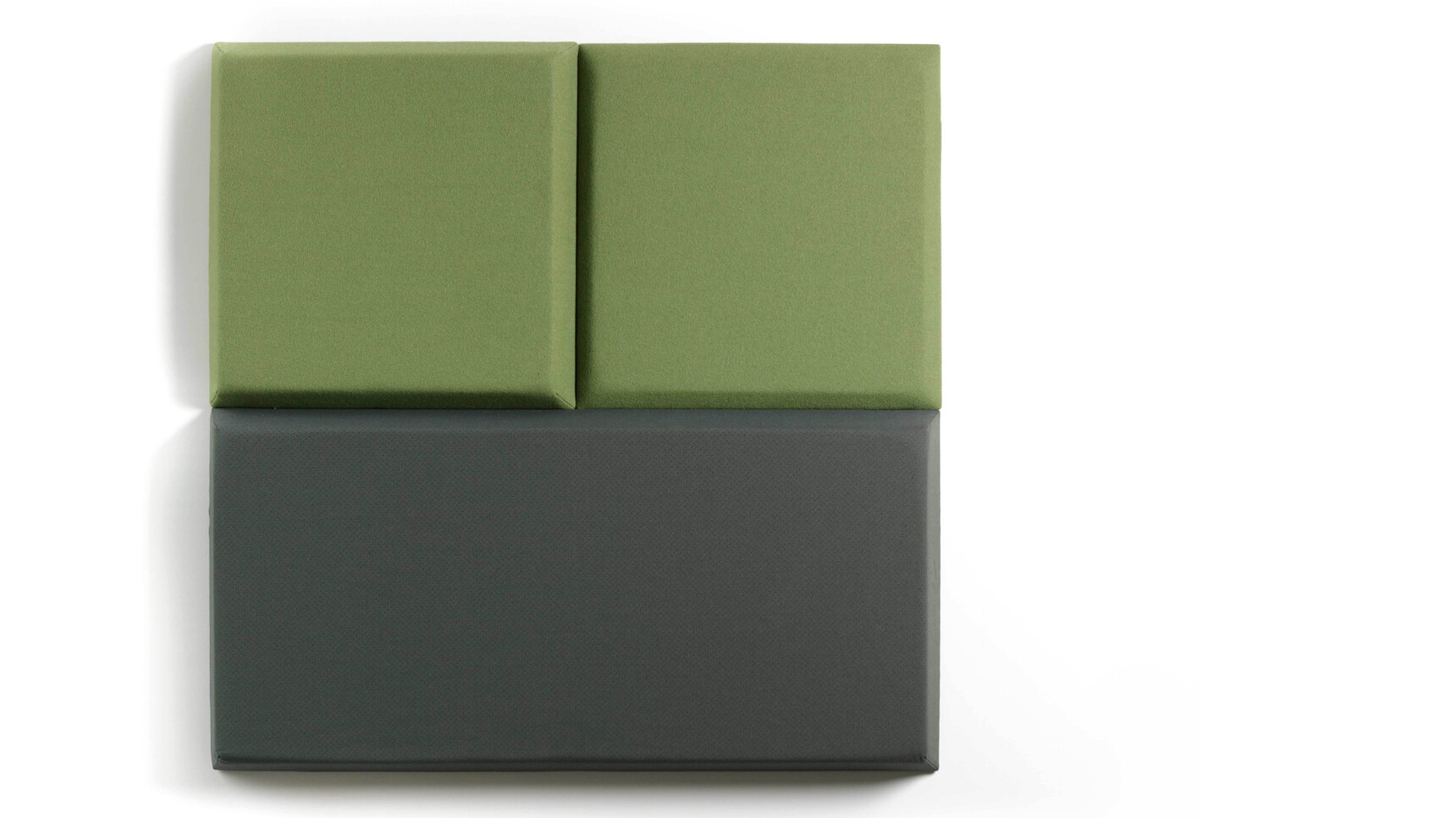 Buzzi Space Buzzi Space BuzziKey Soft Rectangular Acoustic Wall Panel Green Black Finish Detail Image