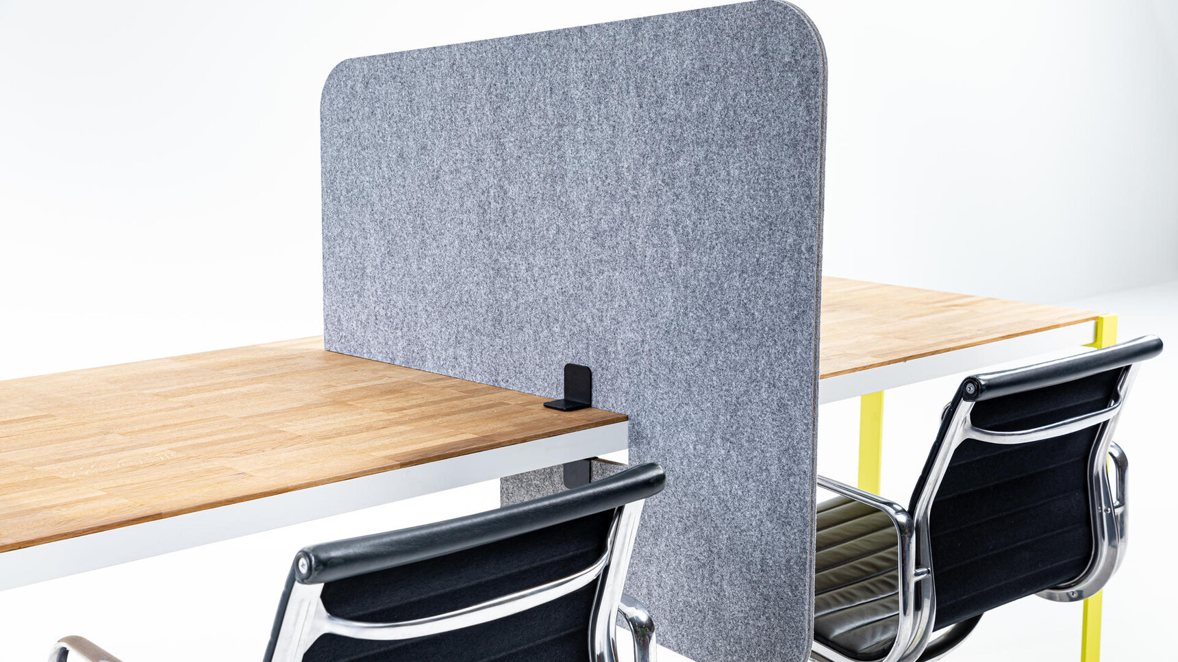 Buzzi Space BuzziTripl Desk Split Acoustic Desk Divider Grey Upholstery Family Image
