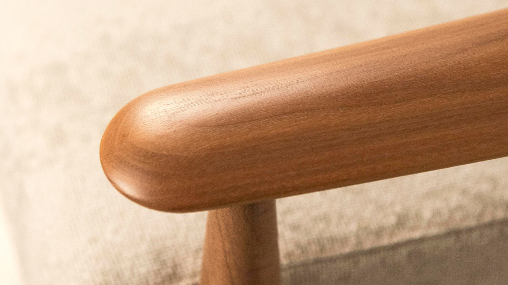 Buzzi Space BuzziNordic ST101 White Upholstery Detail Image Of Arm