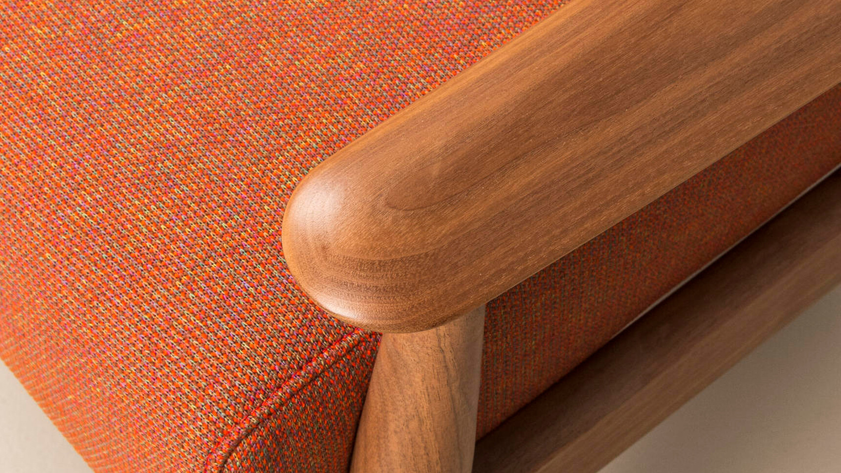 Buzzi Space BuzziNordic ST101 Orange Upholstery Detail Image