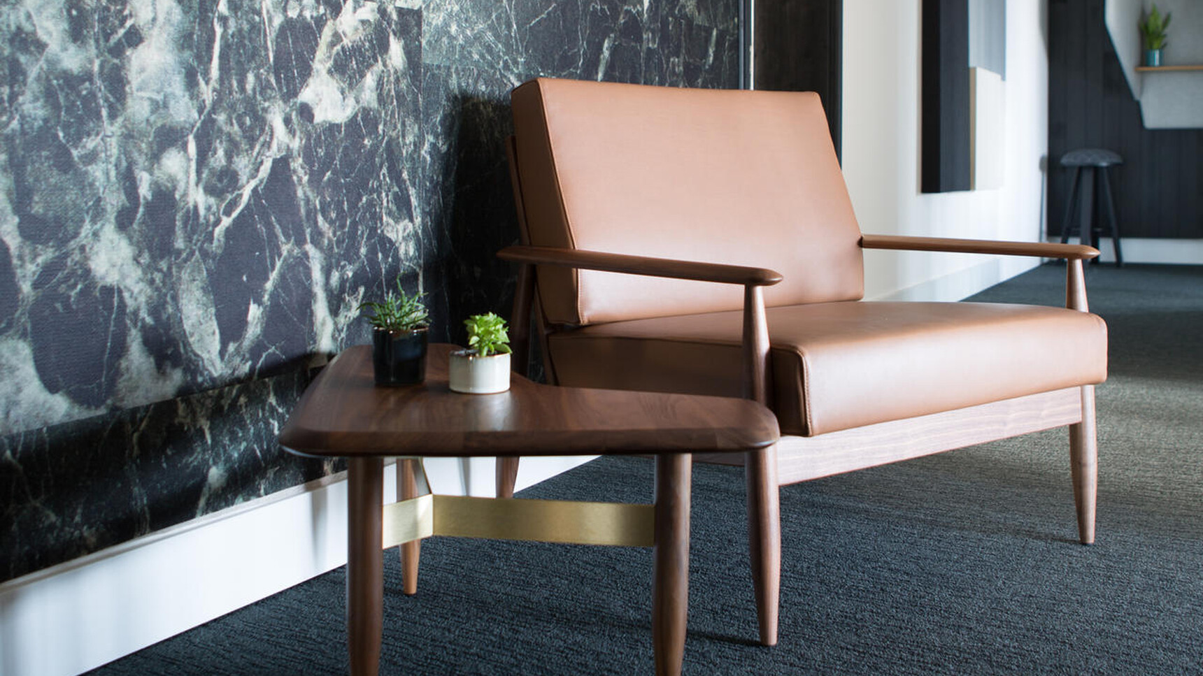 Buzzi Space BuzziNordic ST111 Armchair With ST401 Side Table Family Image