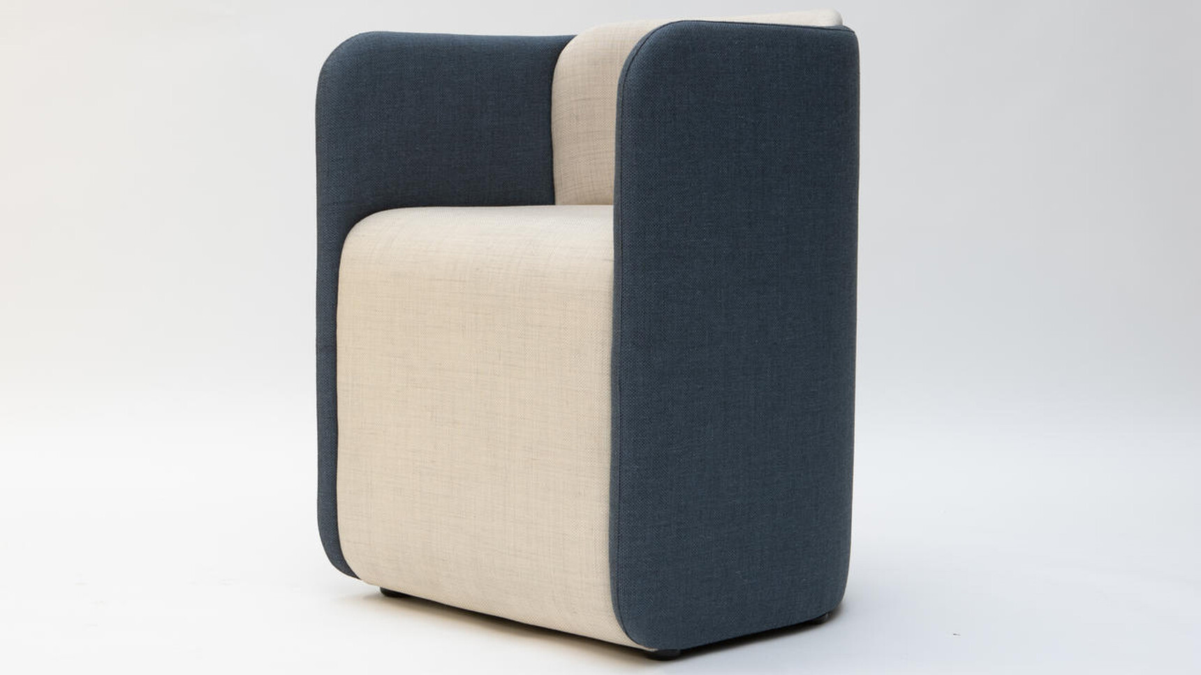 Buzzi Space BuzziDee Plus Meeting Chair In Blue White Upholstery Family Image