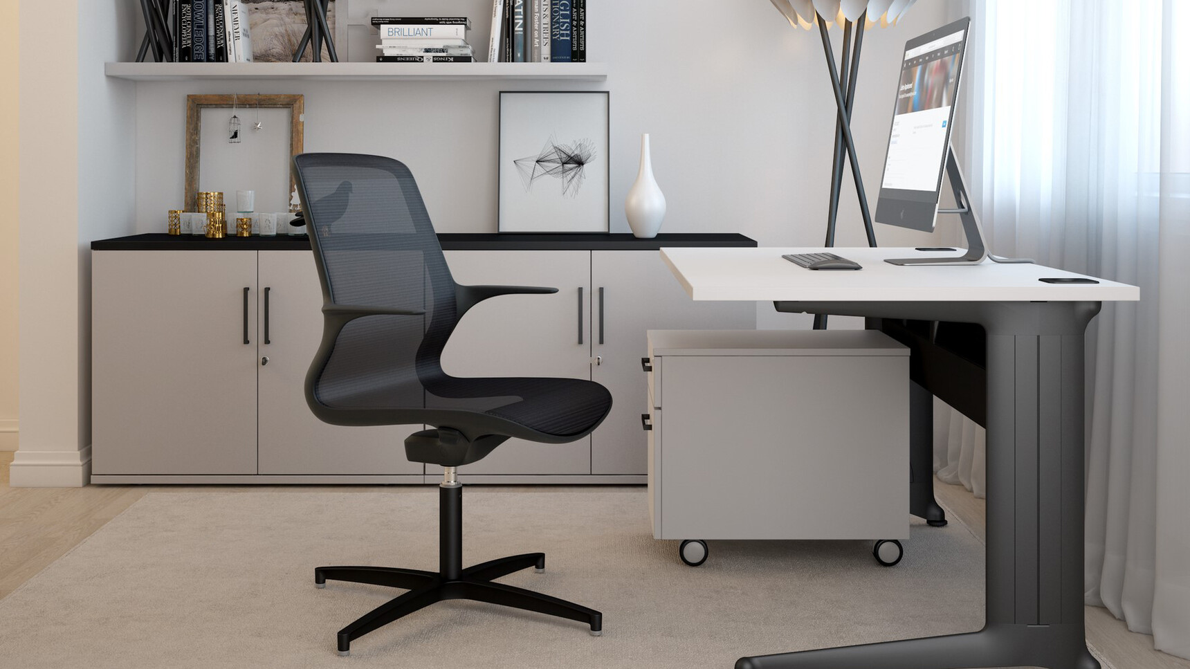 Elite Office Furniture Kassini Rectangular Desk Family Image
