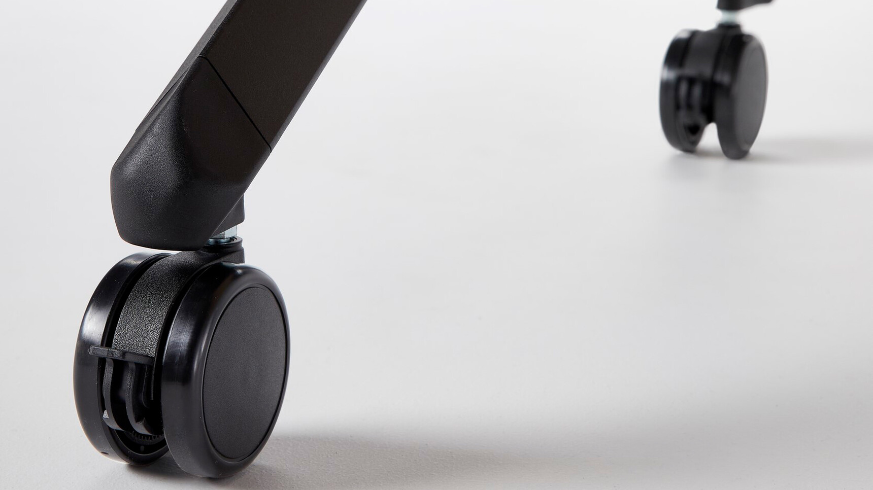 Elite Office Furniture Tilt Fliptop Rectangular Tables Wood Finish Detail Image Of Base