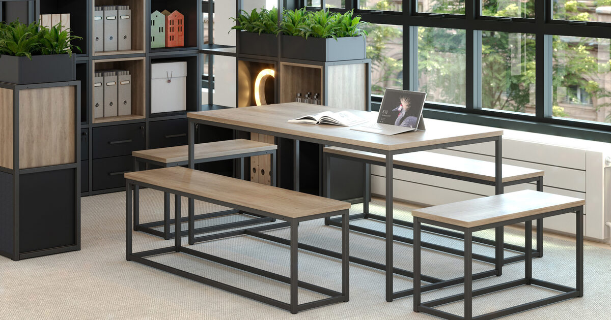 Office bench seating outlet