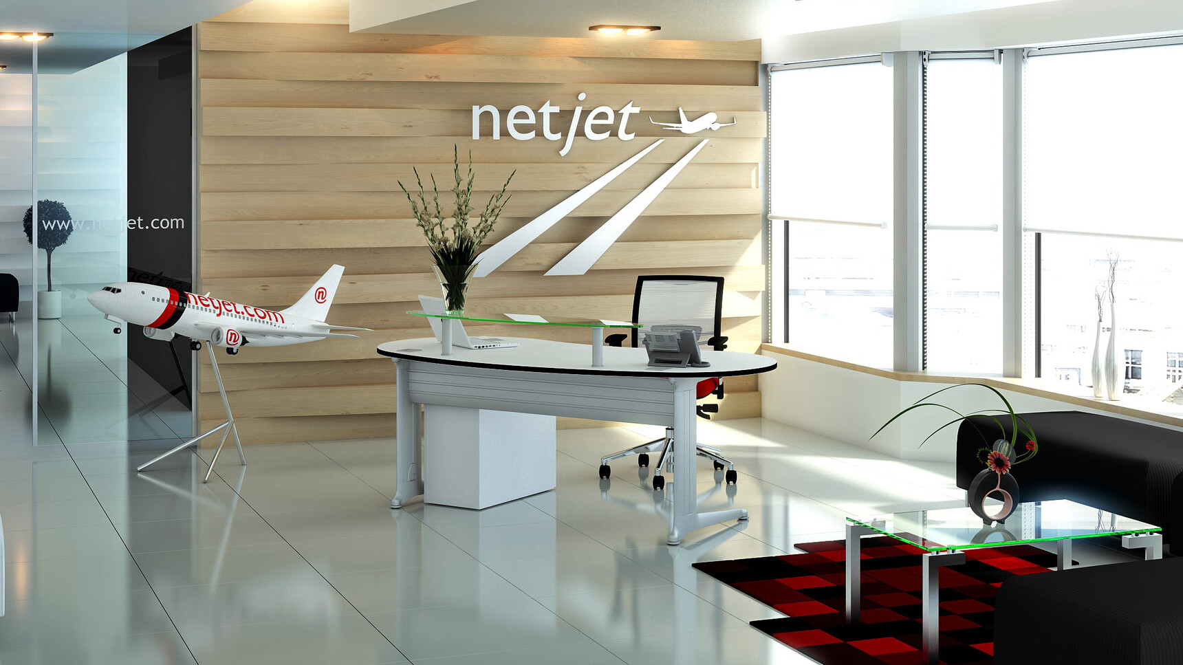 Elite Office Furniture Kassini Kidney Desk Family Image