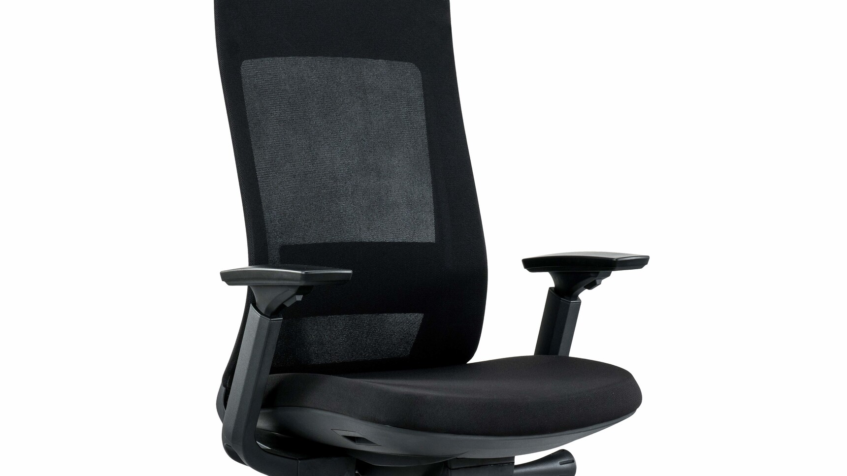 Claremont Centre Skye Task Chair Black Upholstery Detail Image