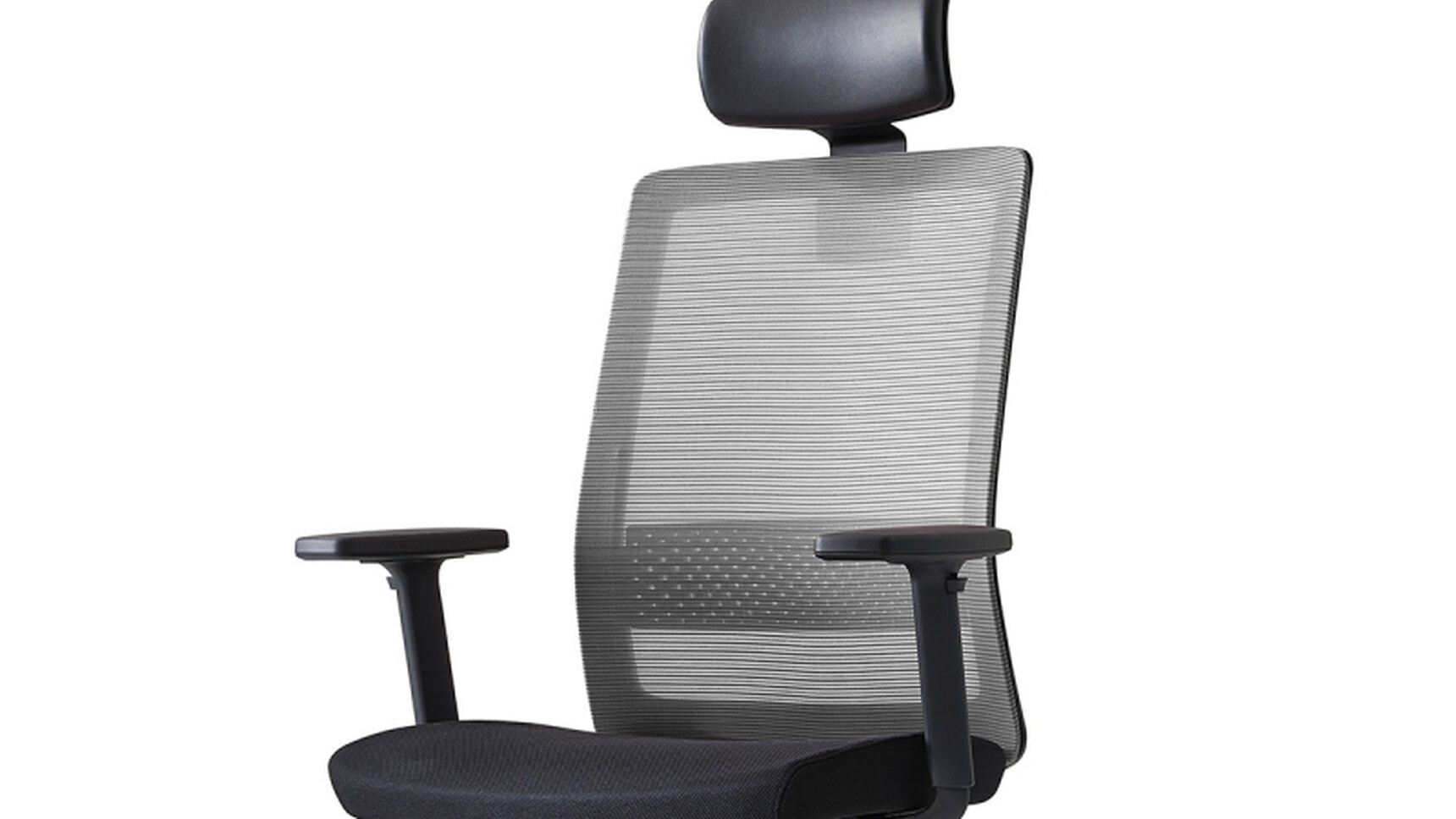 Workstories S30 Mesh Back Office Chair With Headrest Black Dark Grey Detail Images