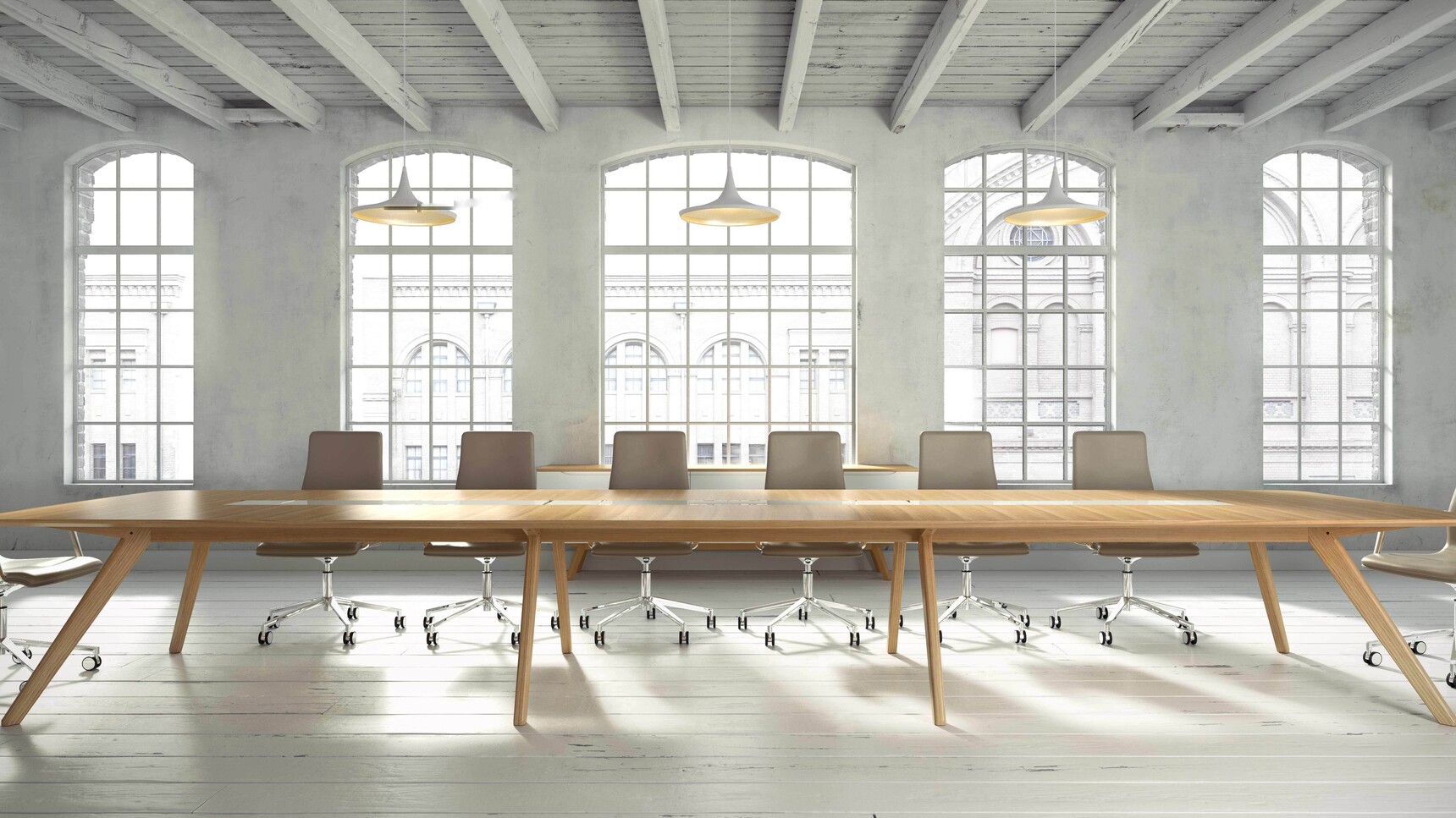 William Hands Vantage Conference Table Wood Finish Family Image