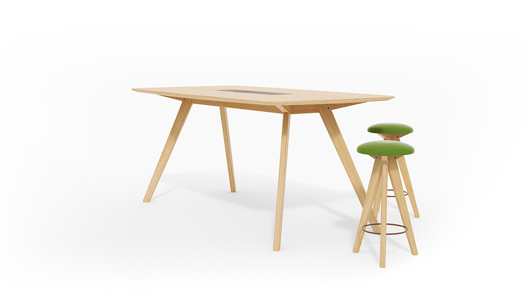 William Hands Vantage High Stools At Poseur Height Table Family Image
