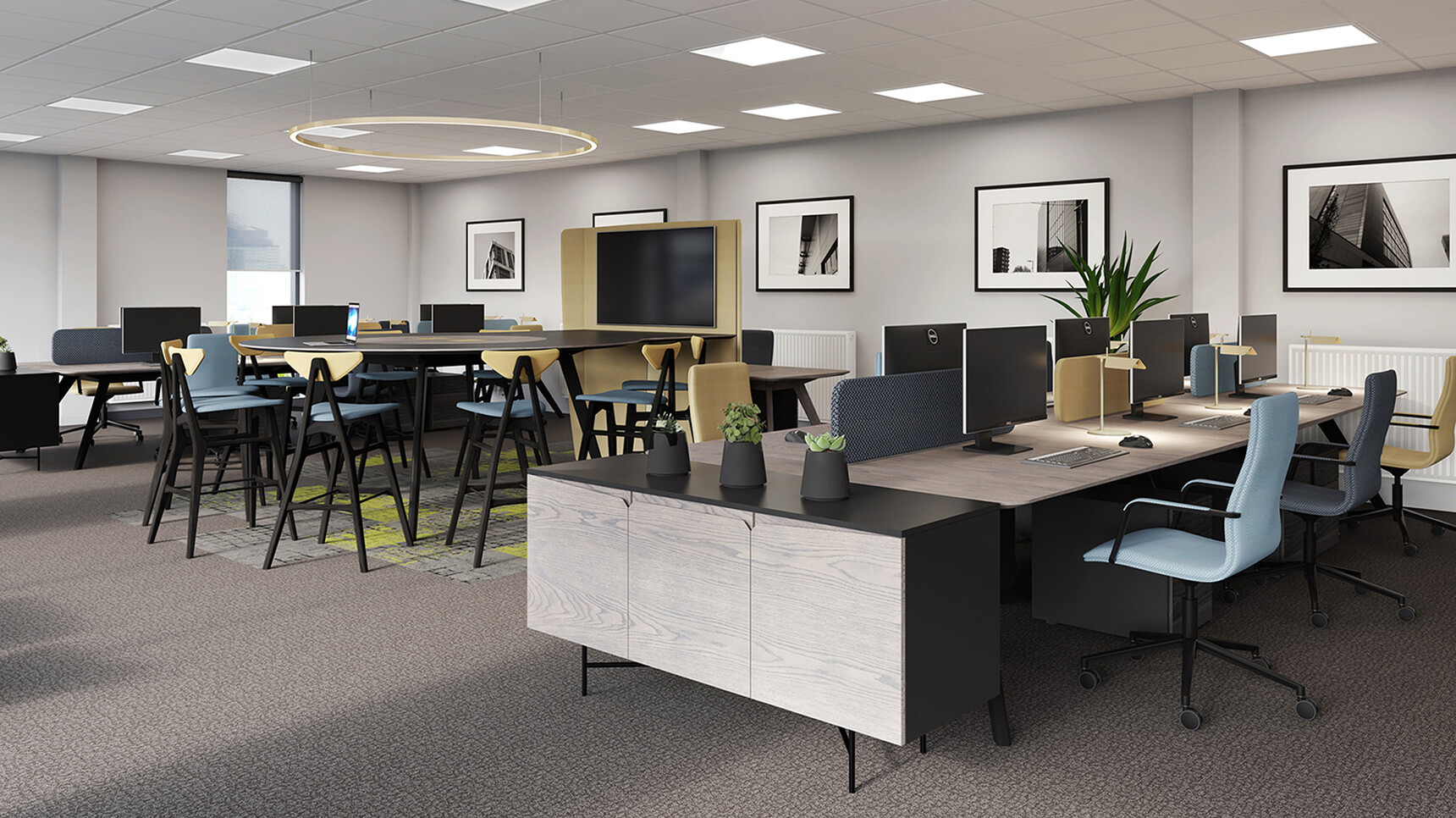 William Hands Vantage Media Hub In Office Environment