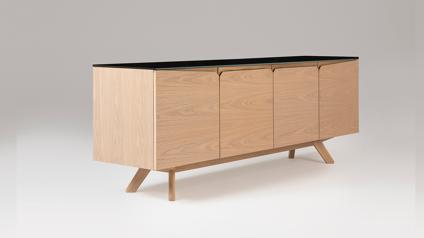 William Hands Vantage Credenza Timber Leg