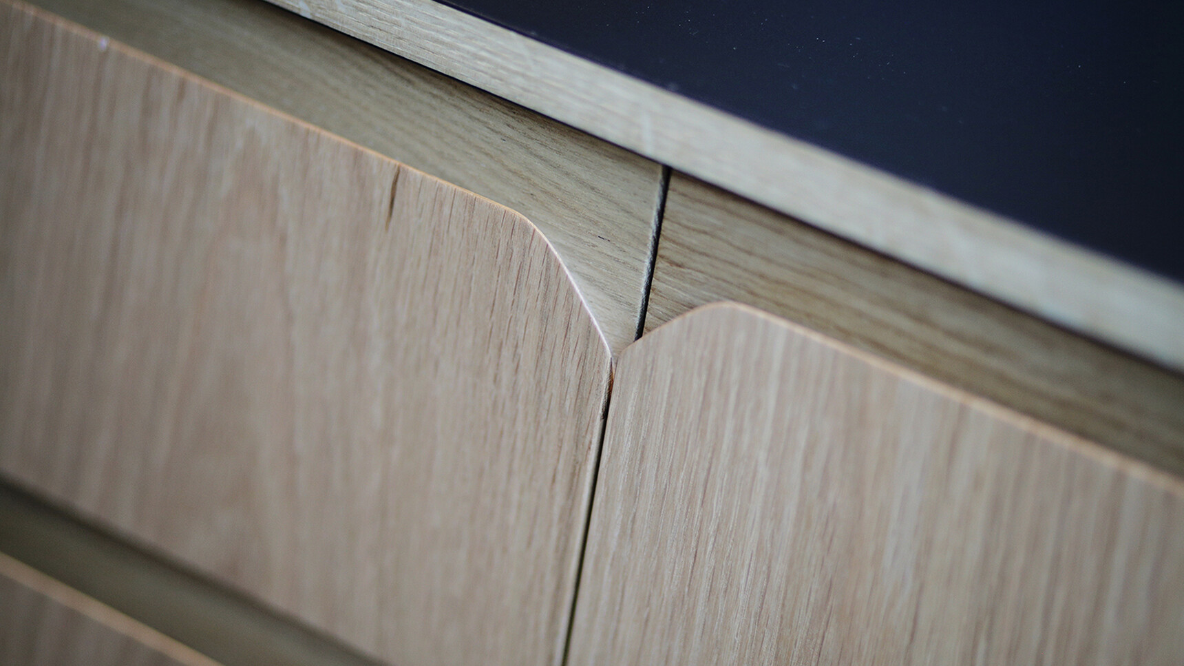 William Hands Vantage Credenza Wood Doors Detail Image