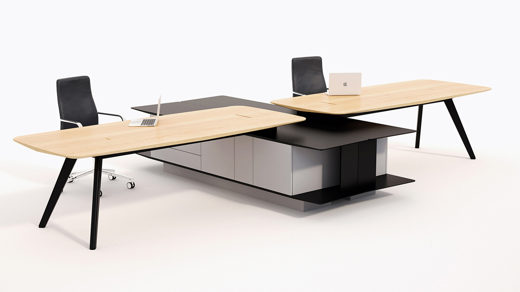 Dual office desk discount