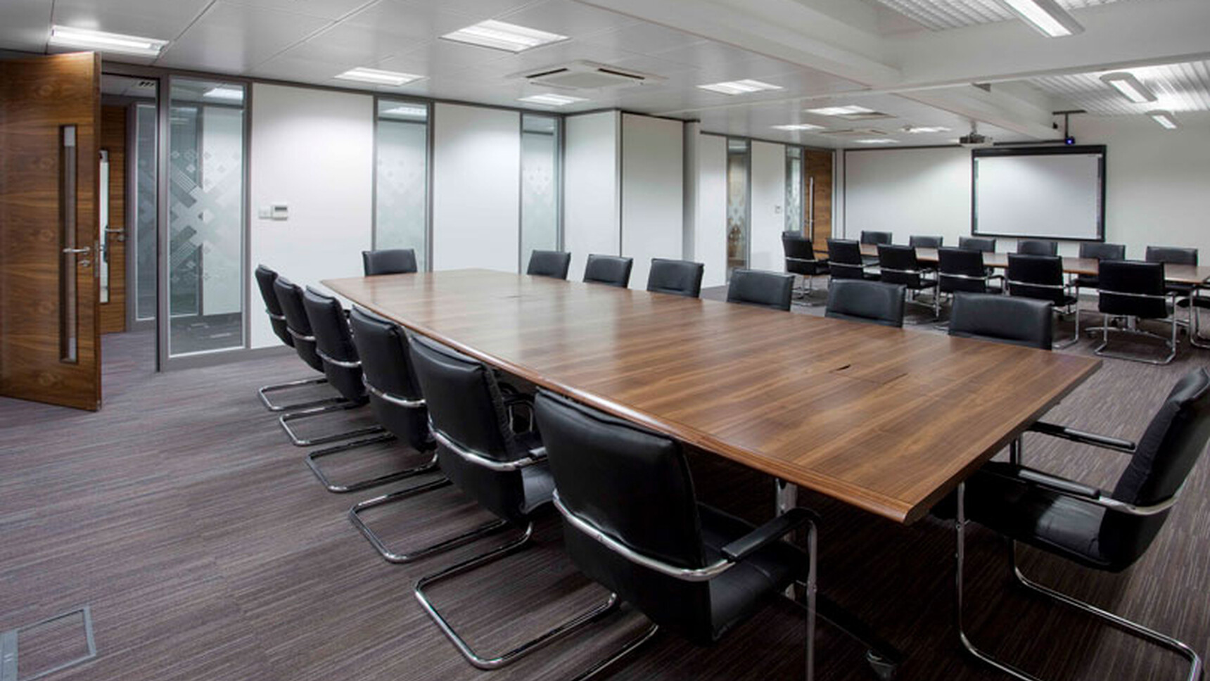 William Hands Transcend Flip Top Conference Tables Wood Top In Conference Room