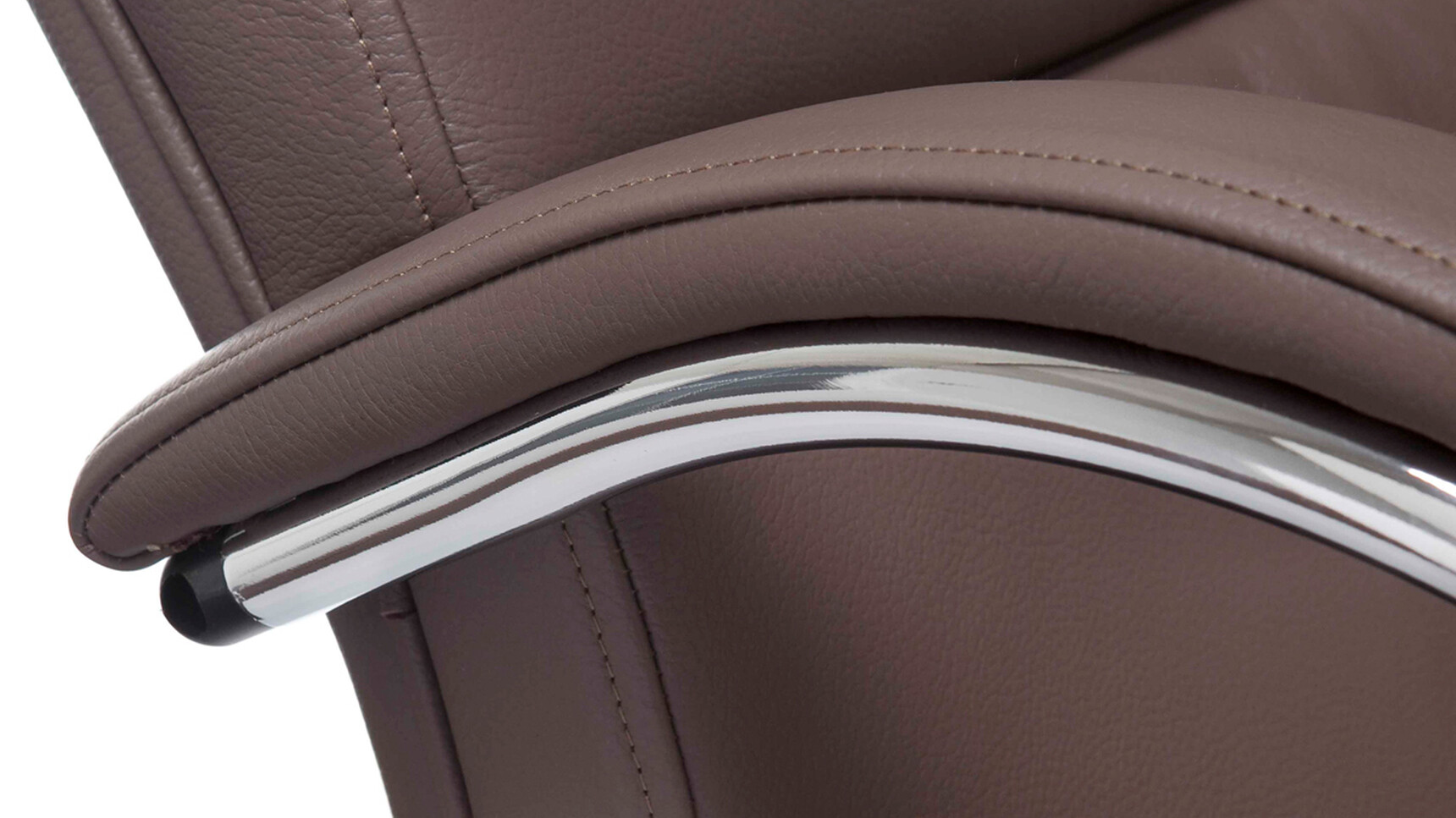 William Hands Orion Soft Overstitch High Back Executive Chair Detail Image Of The Stitching