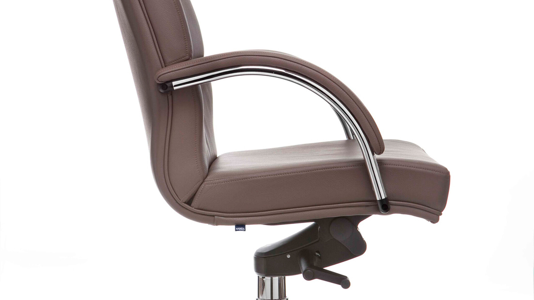 William Hands Orion Soft Overstitch High Back Executive Chair Detail Image Of The Side