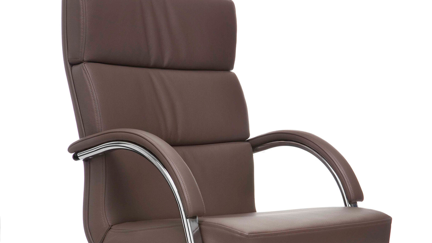 William Hands Orion Soft Overstitch Medium Back Executive Chair Front Angle Detail Image