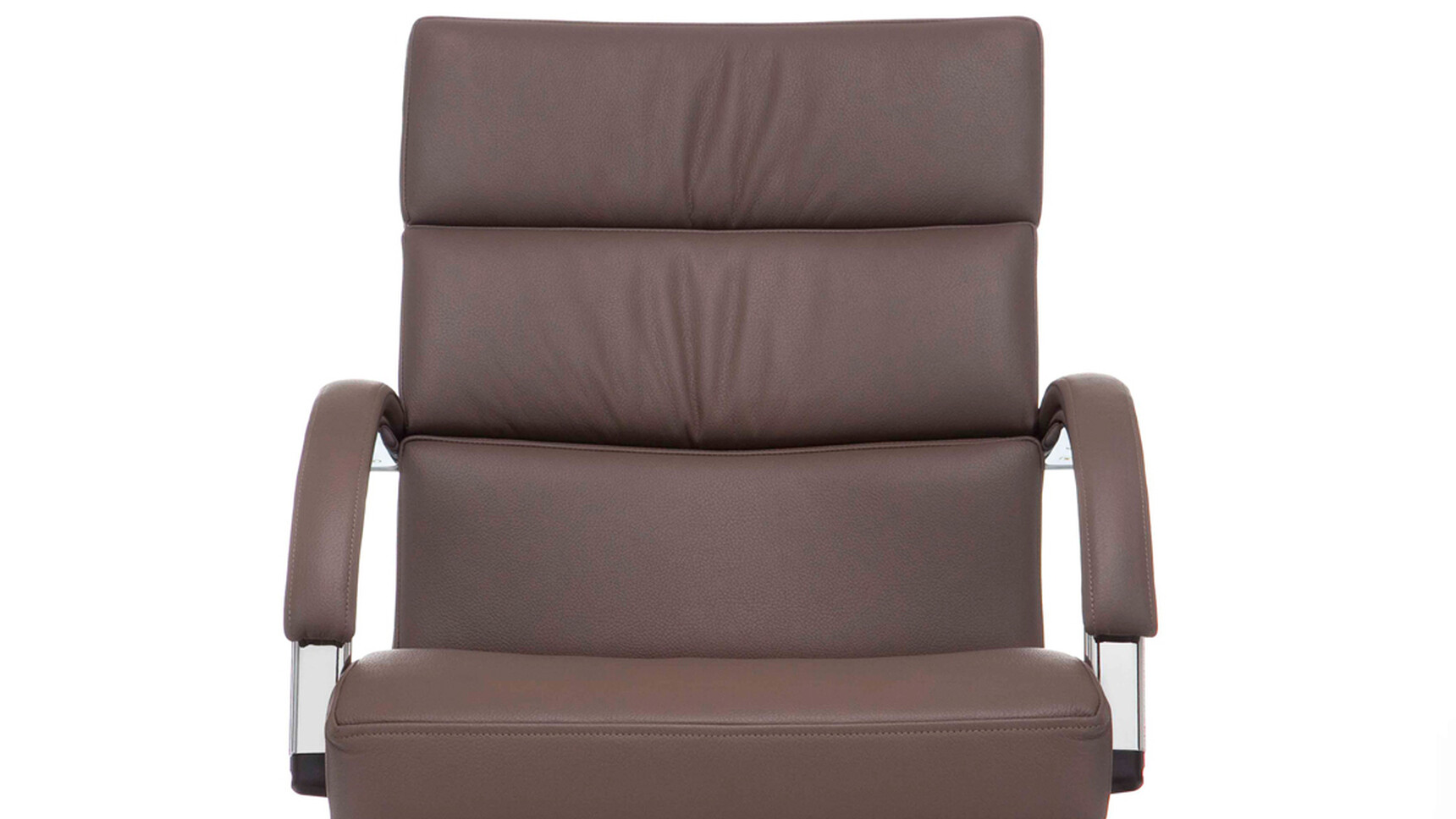William Hands Orion Soft Overstitch Standard Back Executive Chair Front Angle Detail Image