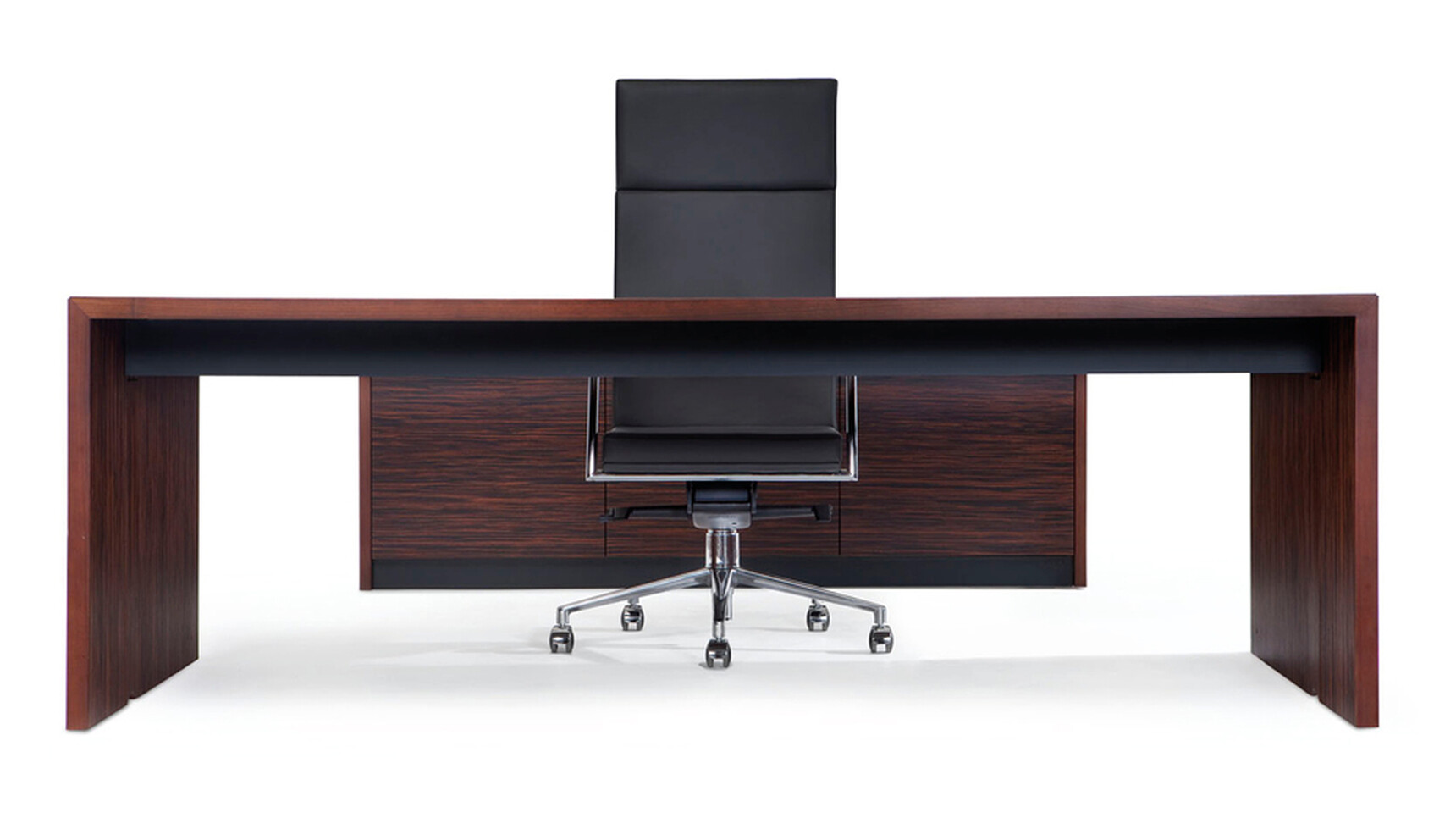 William Hands Emphasis Rectangular Executive Desk White Background Family Image