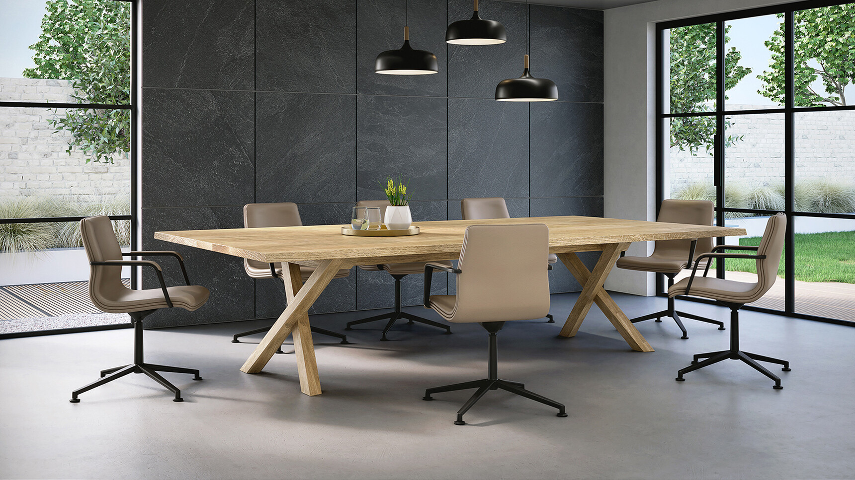 William Hands Arborex Meeting Table In Office Setting