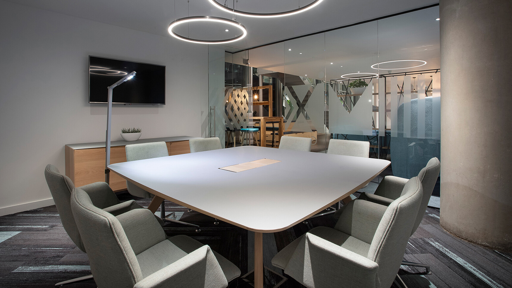 William Hands Cypher 841 Low Back Office Chair With Four Star Base Wing Arm In Office Setting