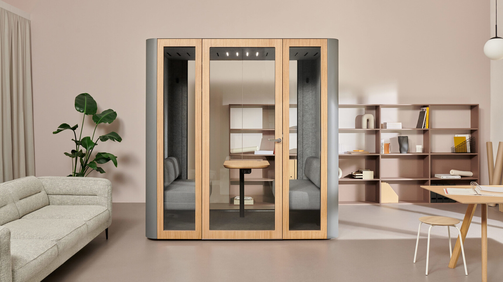 Mute Space L Meeting Pod In Office Environment