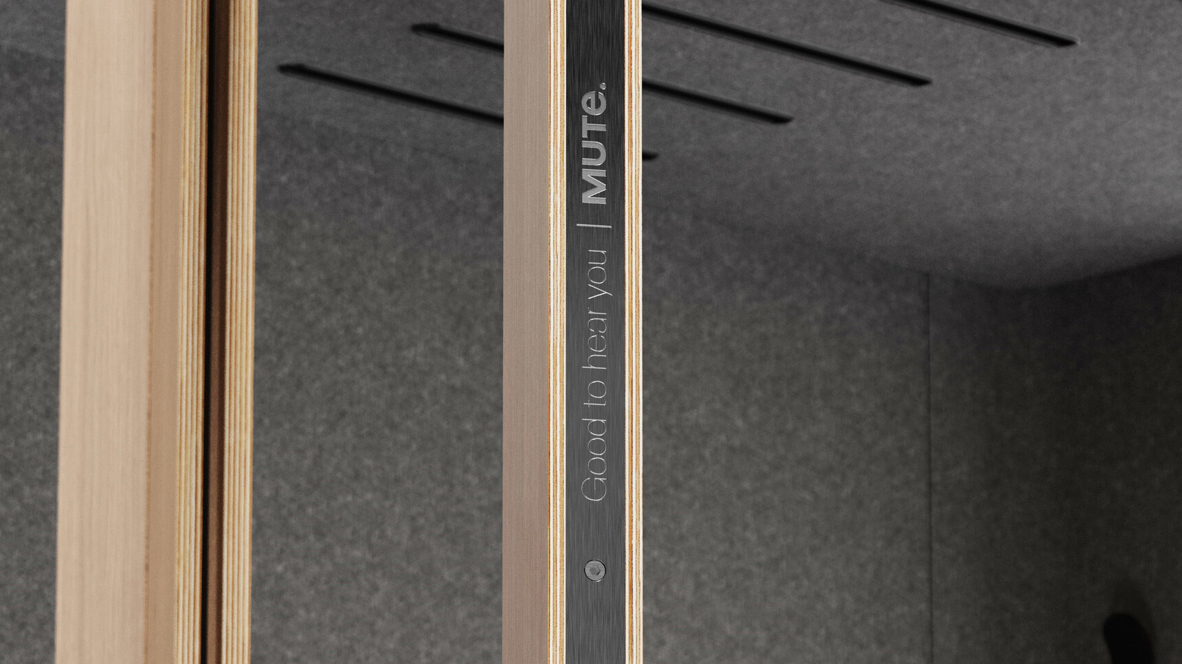 Mute Space L Unfurnished Pod Detail Image Of Door